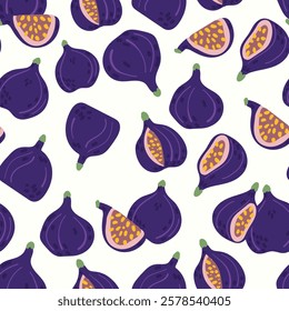 Modern abstract vector design with seamless Fruits pattern and unique textures, ideal for fabric, stationery, and home decor.