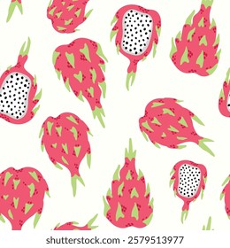 Modern abstract vector design with seamless Fruits pattern and unique textures, ideal for fabric, stationery, and home decor.