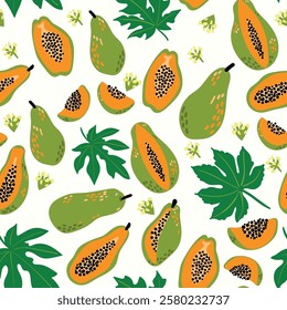Modern abstract vector design with seamless Fruits pattern and unique textures, ideal for fabric, stationery, and home decor.