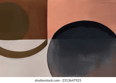 Modern Abstract Vector Geometric Art Pattern