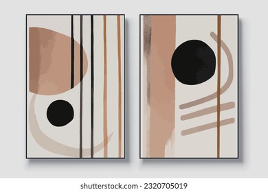 Modern Abstract Vector Geometric Art Pattern