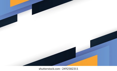 Modern abstract vector geometric business card template