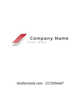 Modern abstract vector geometric logo with gradient.