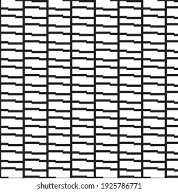 Modern Abstract Vector Geometric Pattern Template. Stock Illustration.