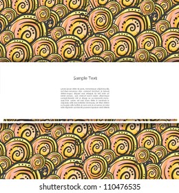 Modern abstract vector happy background