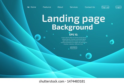 Modern abstract vector illustration background Website template concept