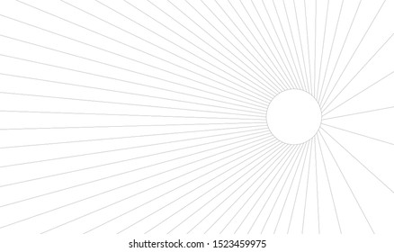 Modern abstract vector illustration. Digital futuristic monochrome linear shape. Geometric background with exquisite round swirl. Element of design.
