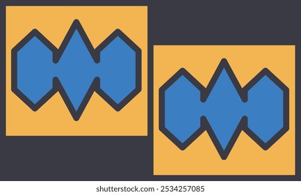 Imagen de Vector abstracto moderno con Formas hexagonales regulares. La combinación de patrones geométricos interconectados crea una sensación de energía y equilibrio, ideal para la decoración de Diseños gráficos y paredes