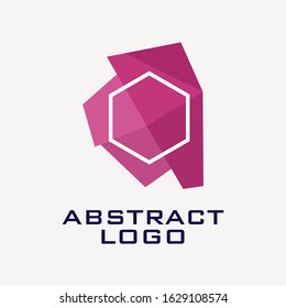 Modern abstract vector logo or element design. Best for identity and logotypes. Simple geometric shape.