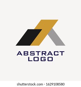 Modern abstract vector logo or element design. Best for identity and logotypes. Simple geometric shape.