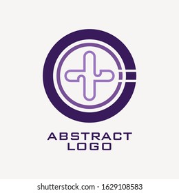 Modern abstract vector logo or element design. Best for identity and logotypes. Simple geometric shape.