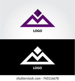 Modern abstract vector logo or element design. Best for identity and logotypes. Simple shape.