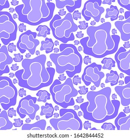 Modern abstract vector seamless pattern. Flat geometric shapes. Template for use in web or print design.