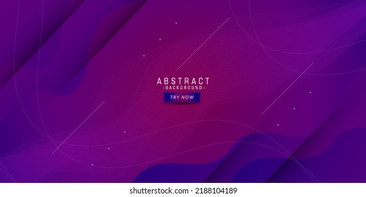 Modern abstract violet lavender purple with lines gradient background. simple pattern for display product ad website template wallpaper poster. Eps10 vector