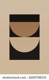 Modern abstract wall art decor background. Abstract wall art illustration background poster