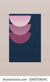 Modern abstract wall art decor background. Abstract wall art illustration background poster