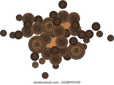 modern abstract wall ornament decoration design illustration vector sketch