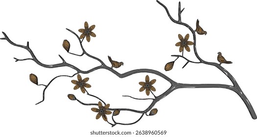 modern abstract wall ornament decoration design illustration vector sketch