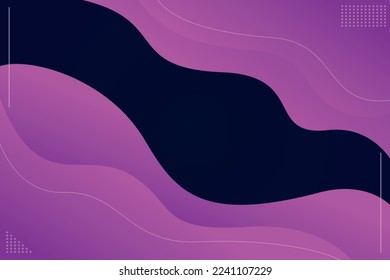 Modern Abstract Wave Background Purple Vectorart