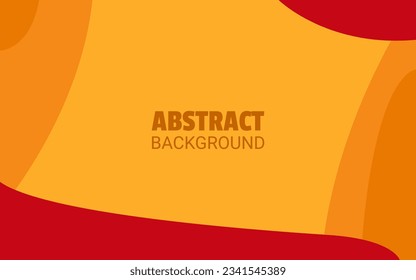Fondo de onda abstracto moderno. Color rojo y naranja. Ilustración vectorial para presentación. Archivos EPS. Centrar espacios en blanco. 