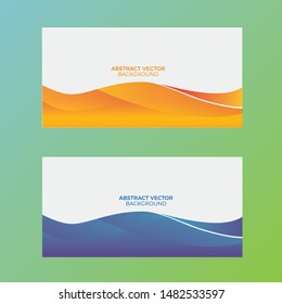 Modern Abstract Wave Colors Background