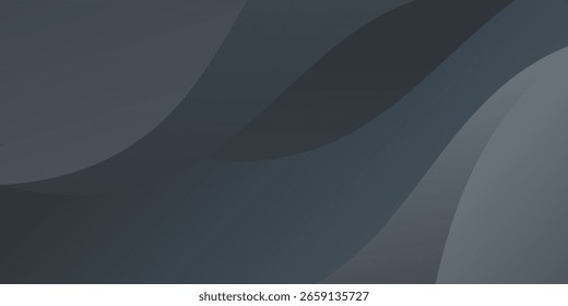 Capas de onda abstractas modernas con sutiles efectos de degradado y curva para necesidades de diseño elegante.