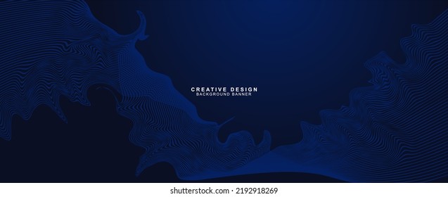 modern abstract wave line luxury background. Abstract elegant line art textures with dark designs for covers, invitation backgrounds, packaging designs, fabrics and prints. illustration