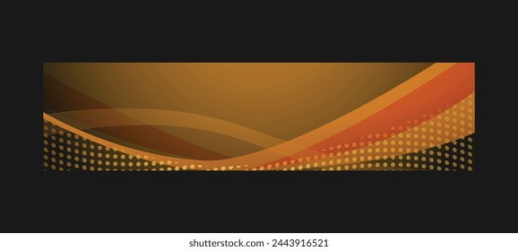 Fondo fluido naranja de onda abstracta moderna