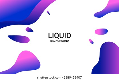 Modern abstract wave shape lequid dynamic shapes composition background
