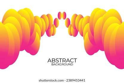 Modern abstract wave shape lequid dynamic shapes composition background
