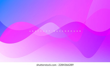 Diseño de fondo ondulado abstracto moderno con un toque de lujo y color azul