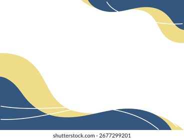 Fondo decorativo ondulado abstracto moderno