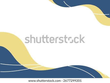 Modern abstract wavy decorative background