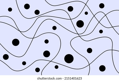 Fondo moderno abstracto de líneas onduladas