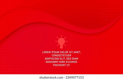 Modern Abstract Wavy Red Background, can be used for business designs, presentation designs or any suitable designs.