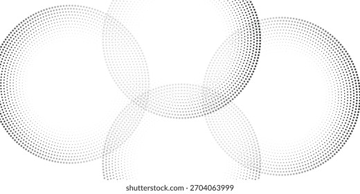 Fondo blanco abstracto moderno con degradado negro líneas circulares degradado moderno