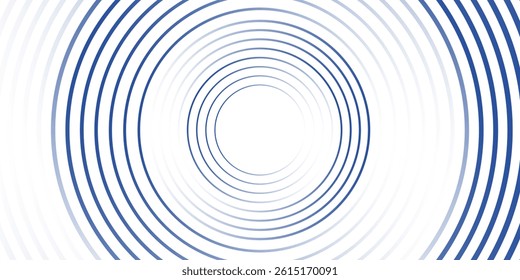 Modern abstract white background with blue gradient circular modern