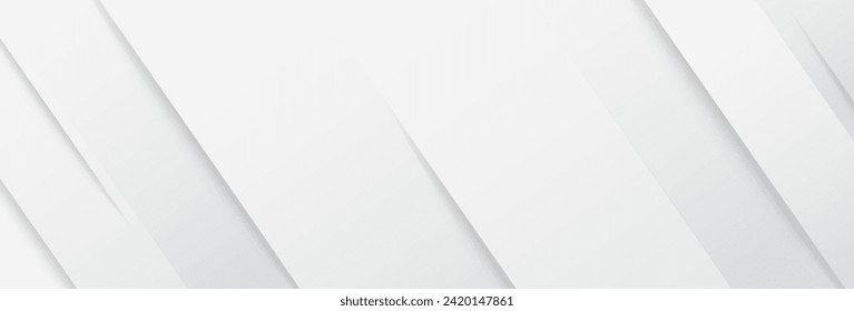 Diseño de fondo blanco abstracto moderno. Diseño gráfico en diagonal gris. Ilustración del vector