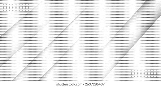 Modern abstract white background with diagonal line. Simple graphic design element. Futuristic concept. Horizontal banner template with space for your text. Vector 