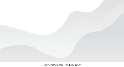 Modern abstract white background with gradient color and artistic dynamic line simple art