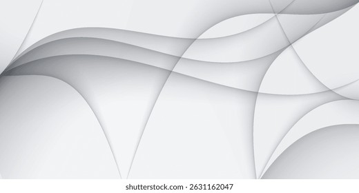 fundo branco abstrato moderno com cor gradiente e decoração de linha dinâmica artística. eps 10 vetor