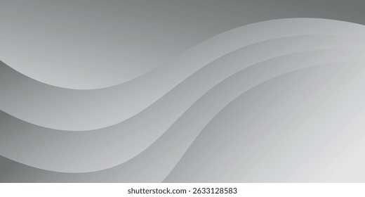 modern abstract white background with gradient color and artistic dynamic line decoration. eps 10 vector