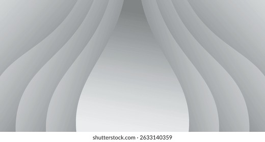 modern abstract white background with gradient color and artistic dynamic line decoration for banner and cover