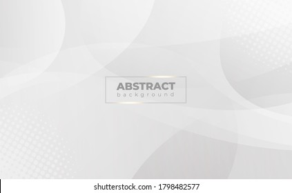 Moderner abstrakter weißer Hintergrund mit Halftone