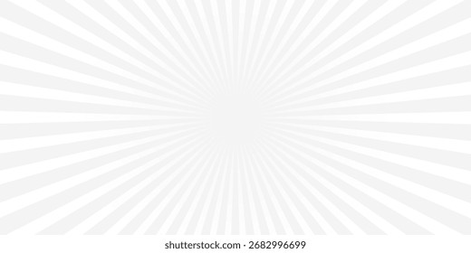Moderner abstrakter weißer Hintergrund, radialer Comic, weißer Hintergrund