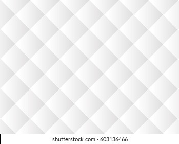 Modern abstract white background square geometric texture. Vector banner halftone perspective background with white and gray tones.