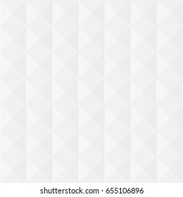 Modern abstract white background square geometric texture. Vector banner halftone perspective background with white and gray tones.
