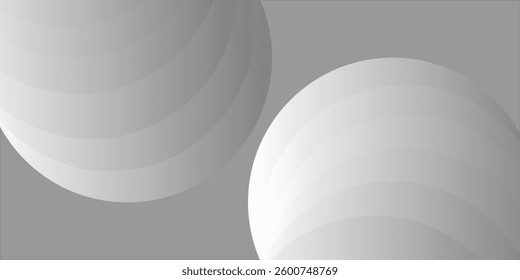 Modern abstract white gradations circle. modern effect background