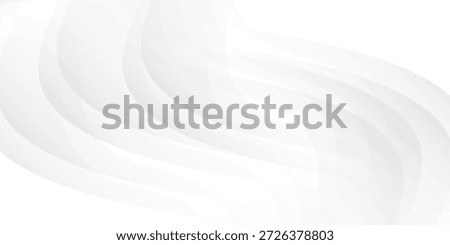 Modern Abstract white and gray color background with geometric round shape and modern stripes. futuristic wave old design