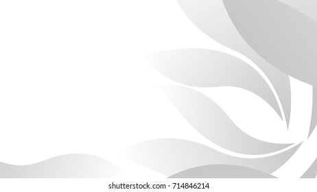 Modern Abstract White and Gray Vector Backgrounds